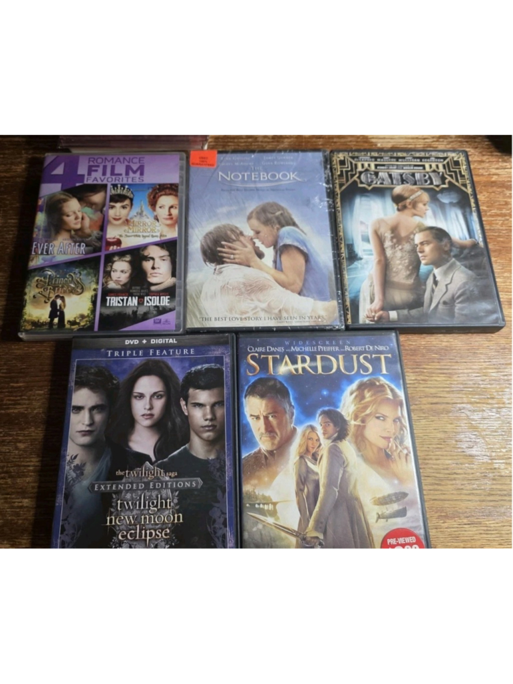 Romance Fantasy DVD Lot – Ever After, Princess Bride, Twilight Saga, More